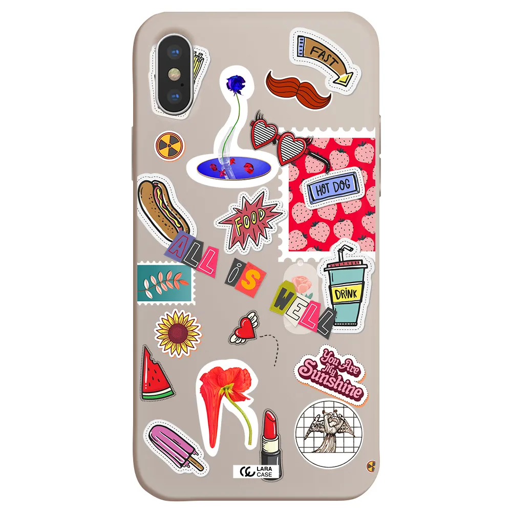 All Is Well Apple iPhone X Silicone Stone Case