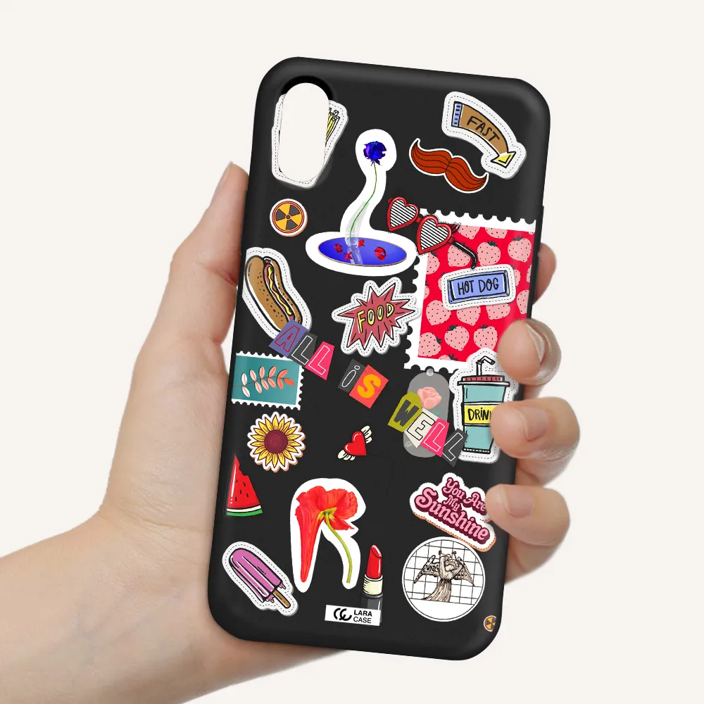 All Is Well Apple iPhone XS Silicone black Case