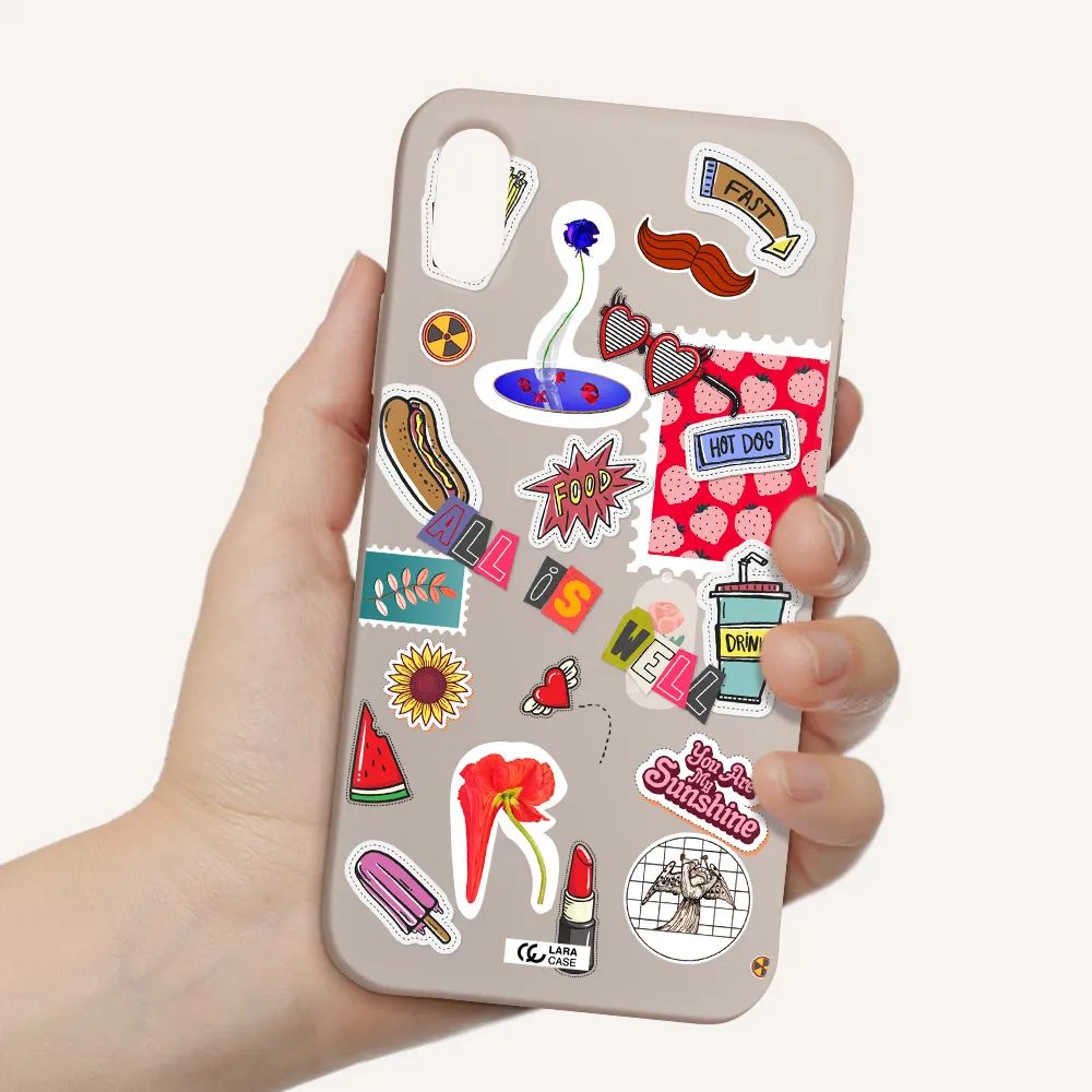 All Is Well Apple iPhone XS Silicone Stone Case