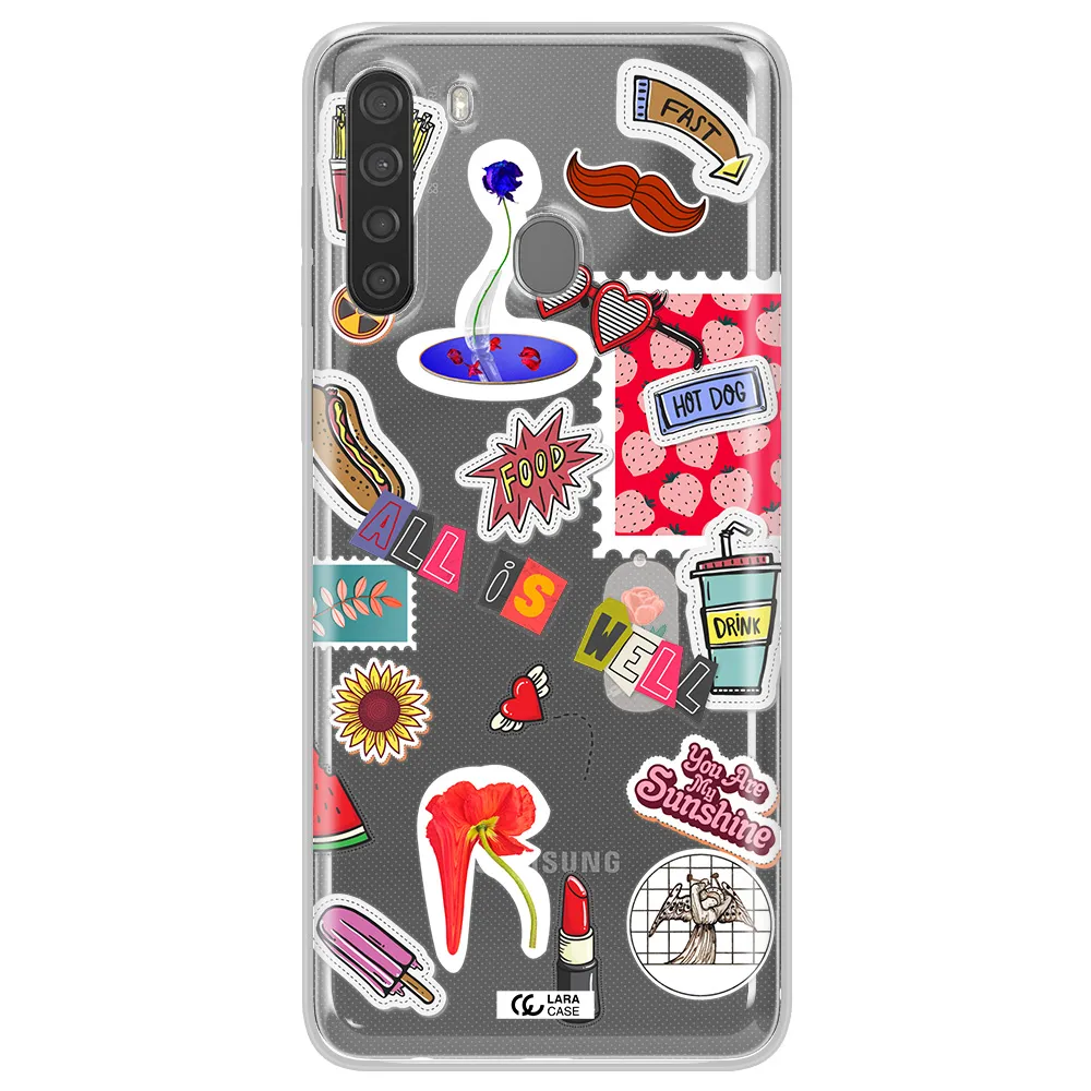 All Is Well Samsung A21 Clear TPU Case
