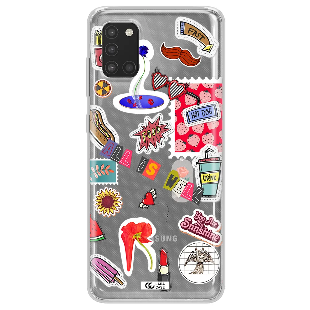 All Is Well Samsung A31 Clear TPU Case