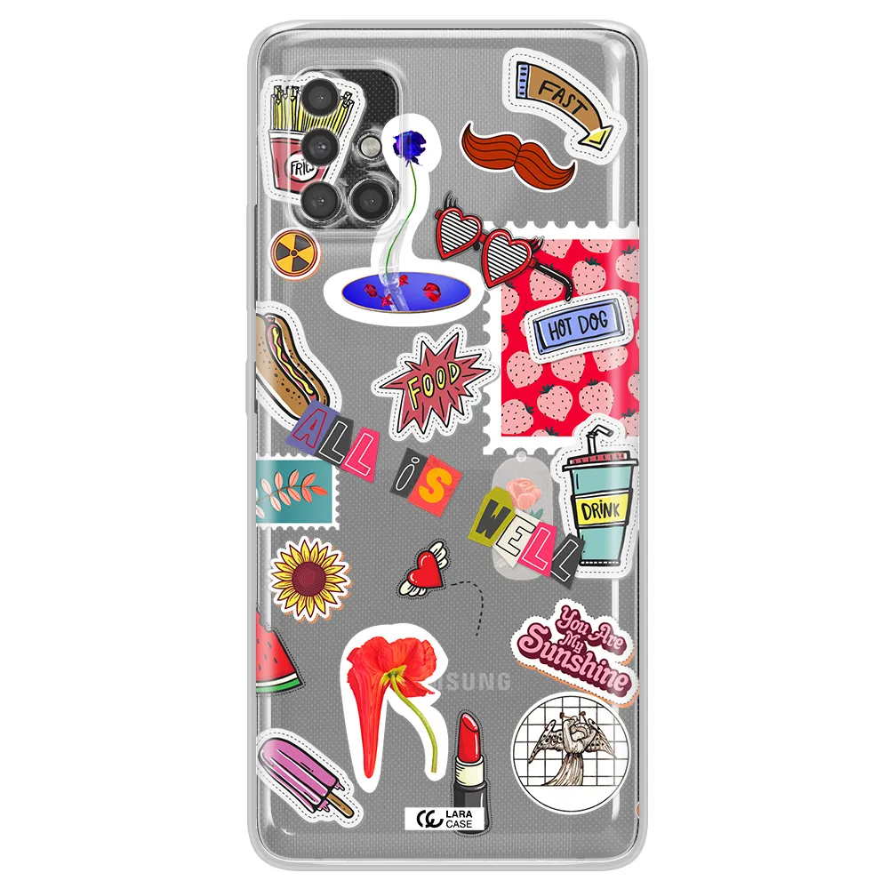 All Is Well Samsung A40S Clear Tpu Case