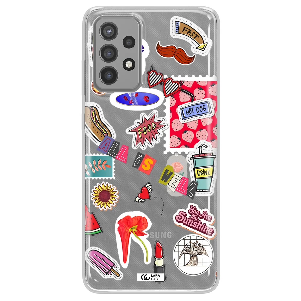 All Is Well Samsung A72 Clear TPU Case
