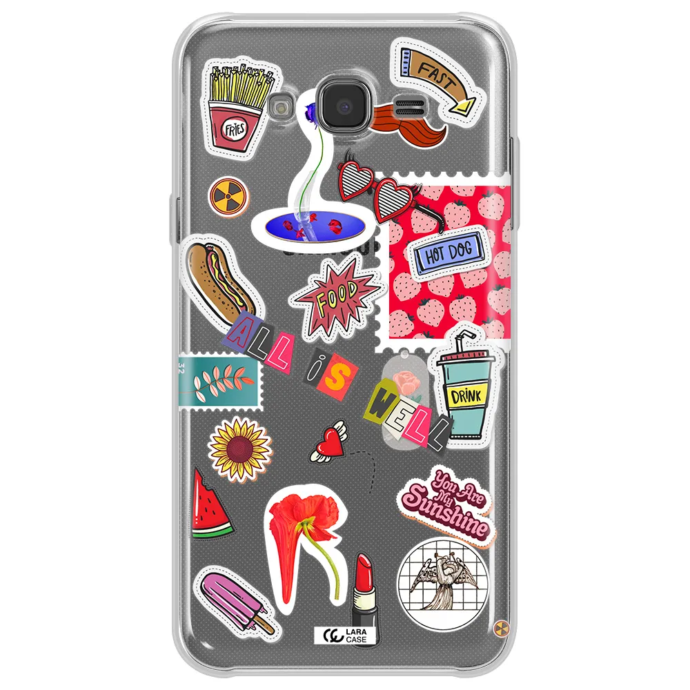 All Is Well Samsung J7 Core Clear TPU Case