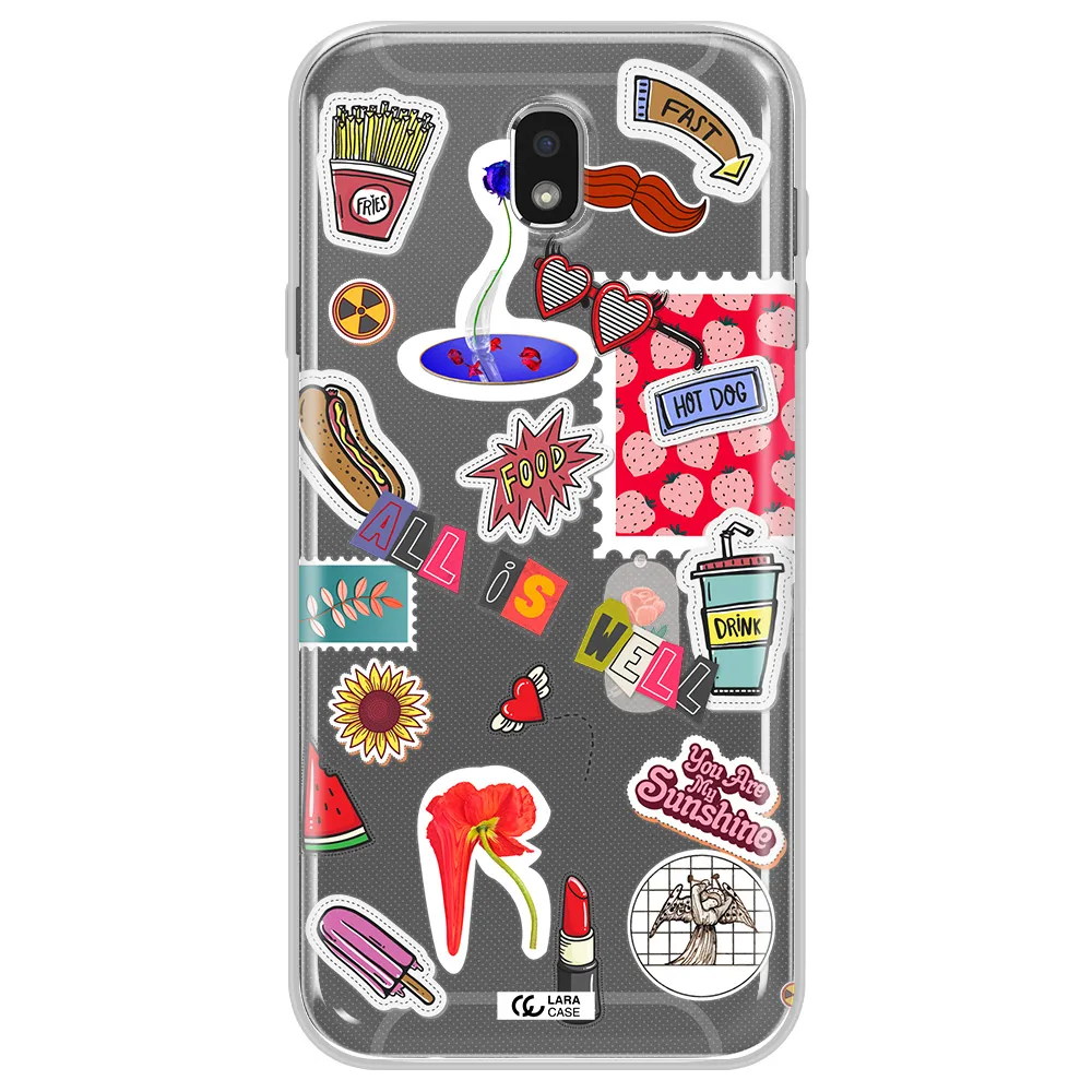 All Is Well Samsung J7 Pro Clear TPU Case