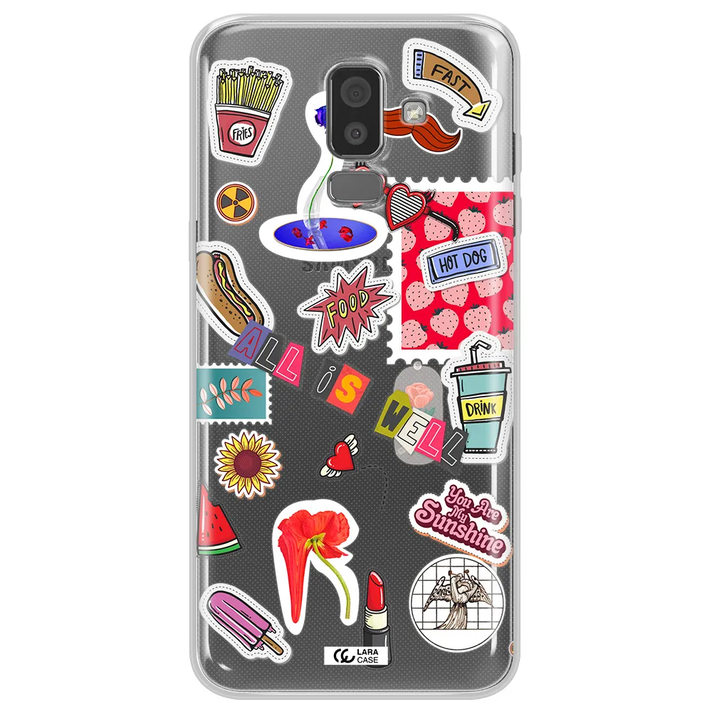 All Is Well Samsung J8 Clear TPU Case