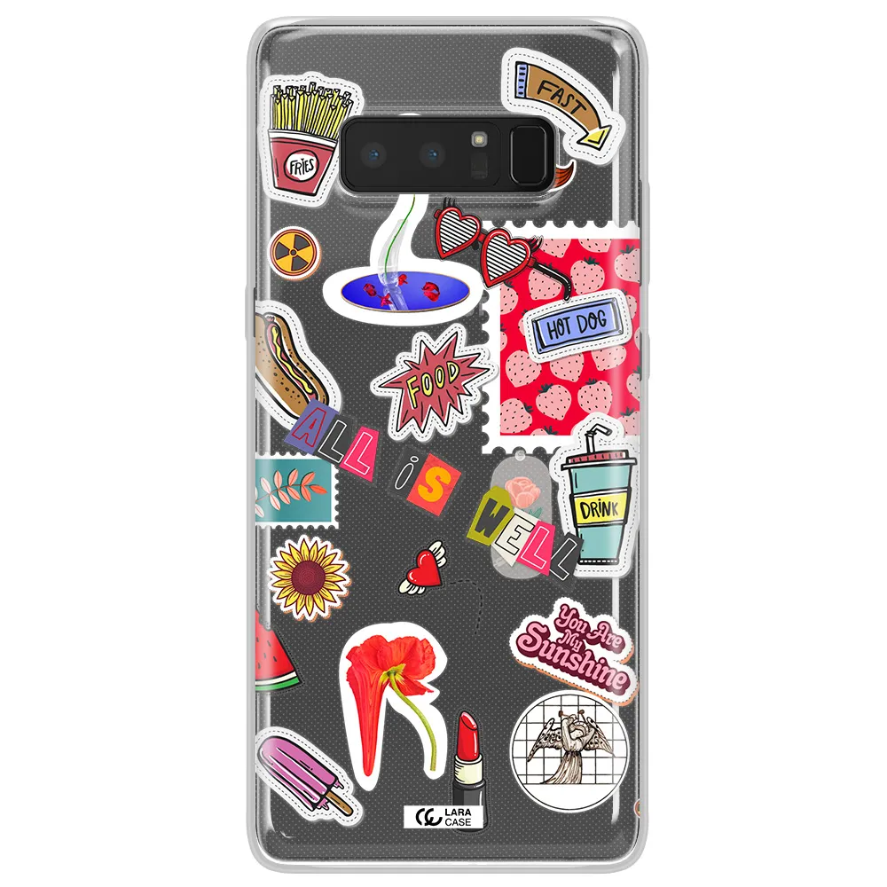 All Is Well Samsung Note 8 Clear TPU Case