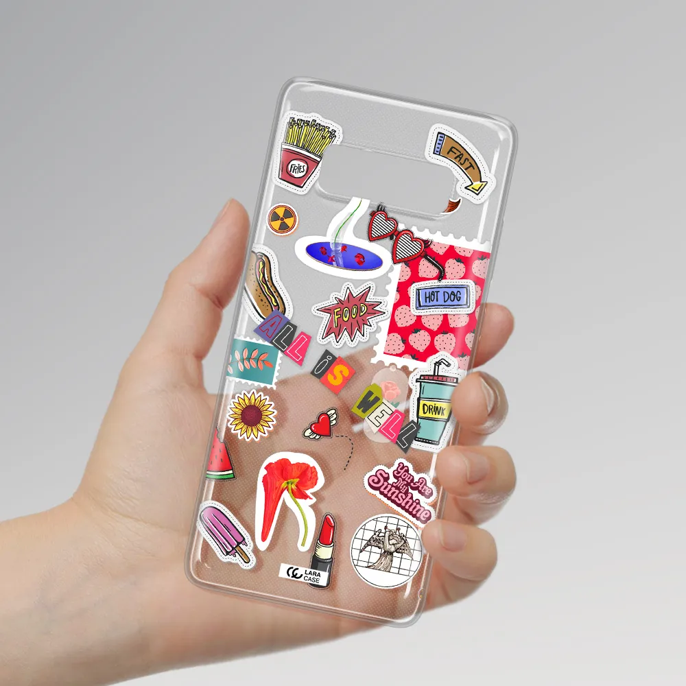 All Is Well Samsung Note 8 Clear TPU Case