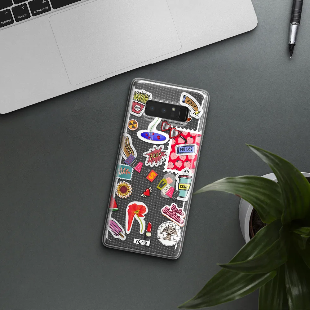 All Is Well Samsung Note 8 Clear TPU Case