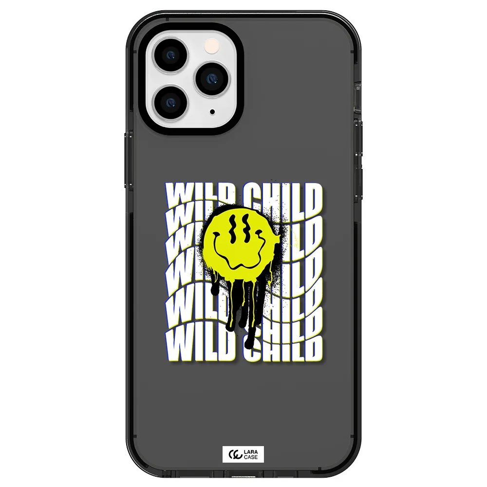 Wild Child Apple iPhone 11 pro impact Smoke Black Case
