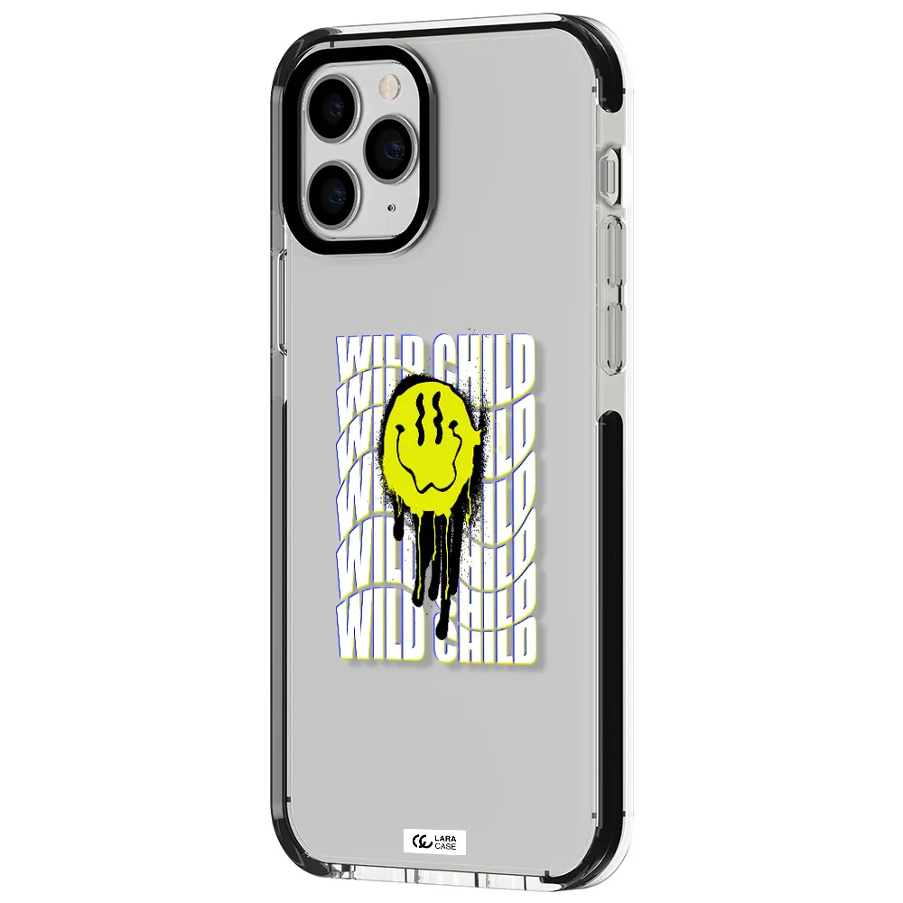 Wild Child Apple iPhone 11 pro max impact black border Case