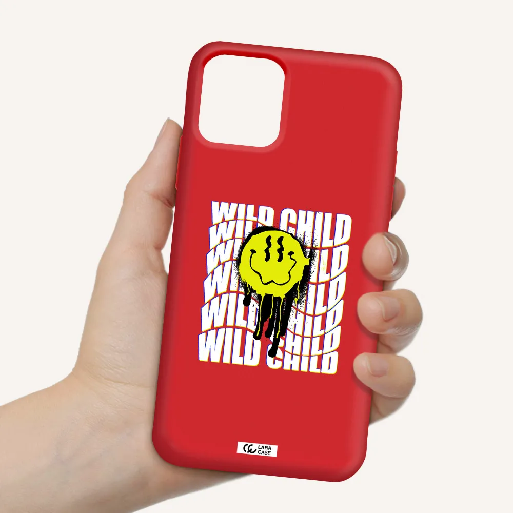 Wild Child Apple iPhone 11 pro max Silicone Imperial Red Case