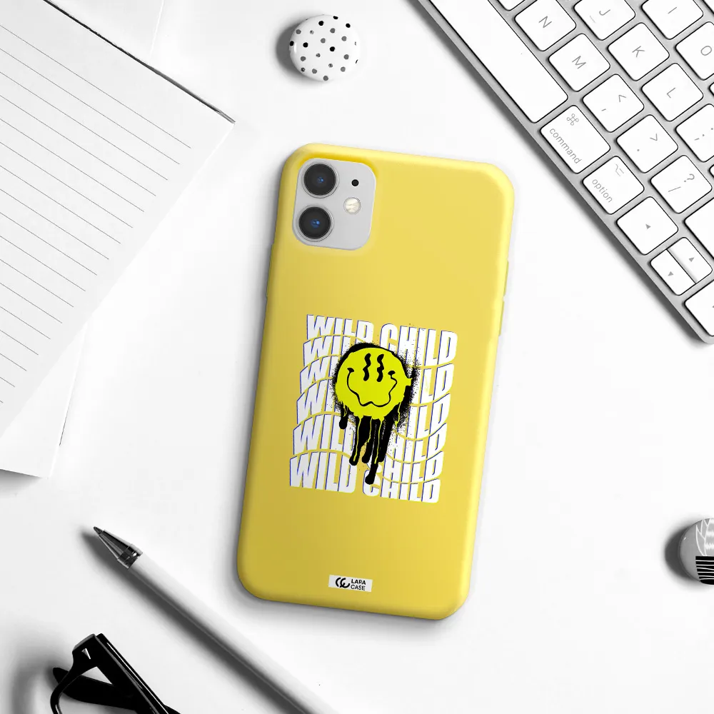Wild Child Apple iPhone 11 Silicone canary yellow Case