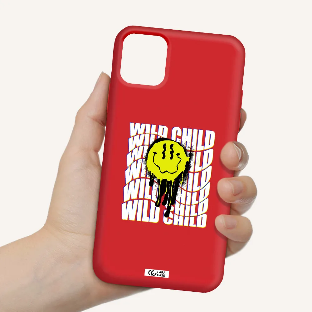 Wild Child Apple iPhone 11 Silicone Imperial Red Case