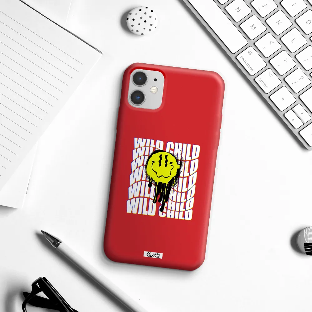 Wild Child Apple iPhone 11 Silicone Imperial Red Case