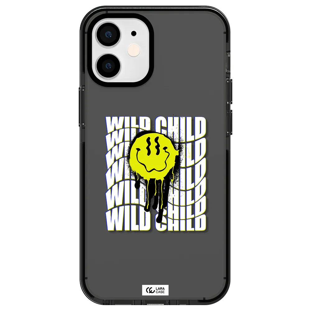 Wild Child Apple iPhone 12 mini impact Smoke Black Case