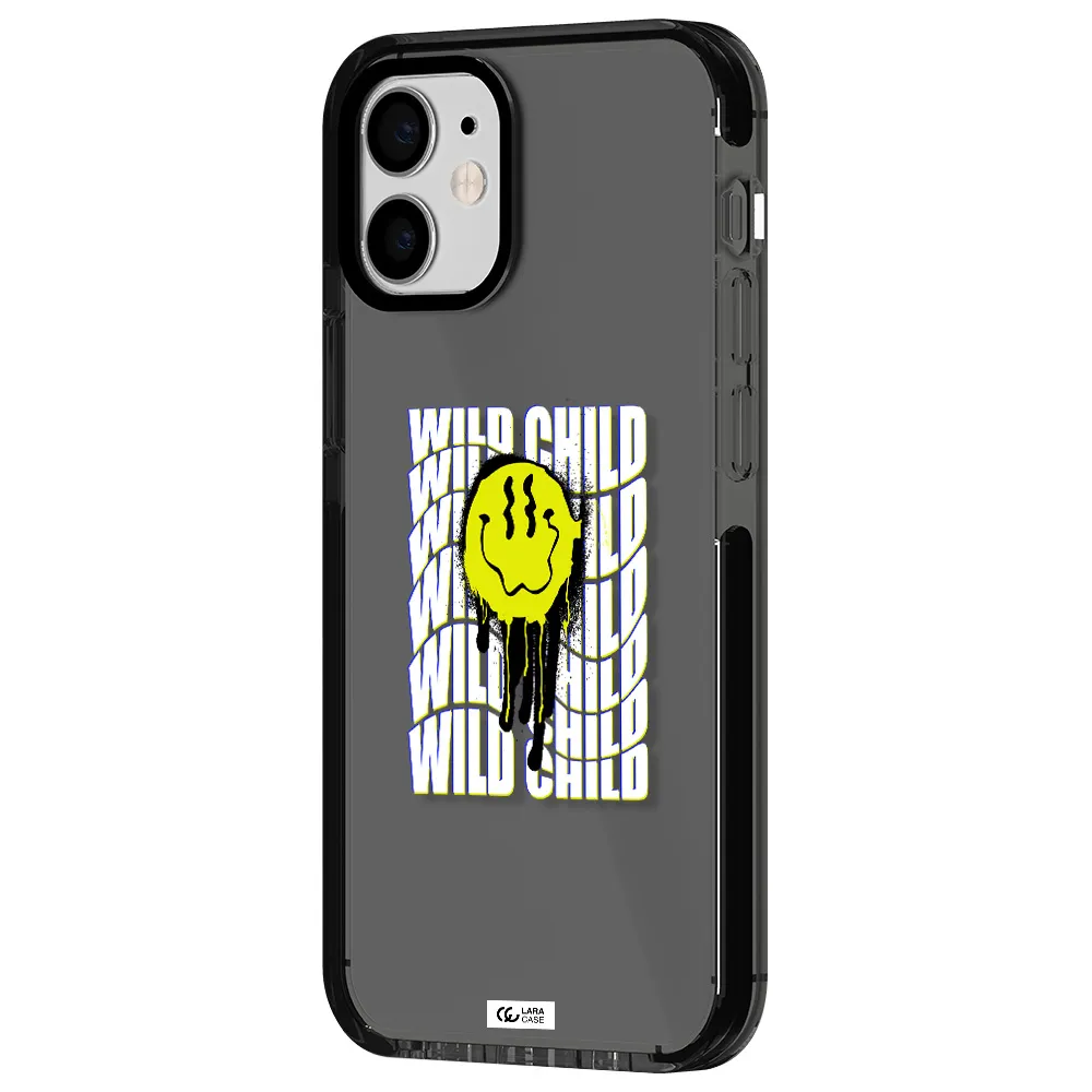Wild Child Apple iPhone 12 mini impact Smoke Black Case