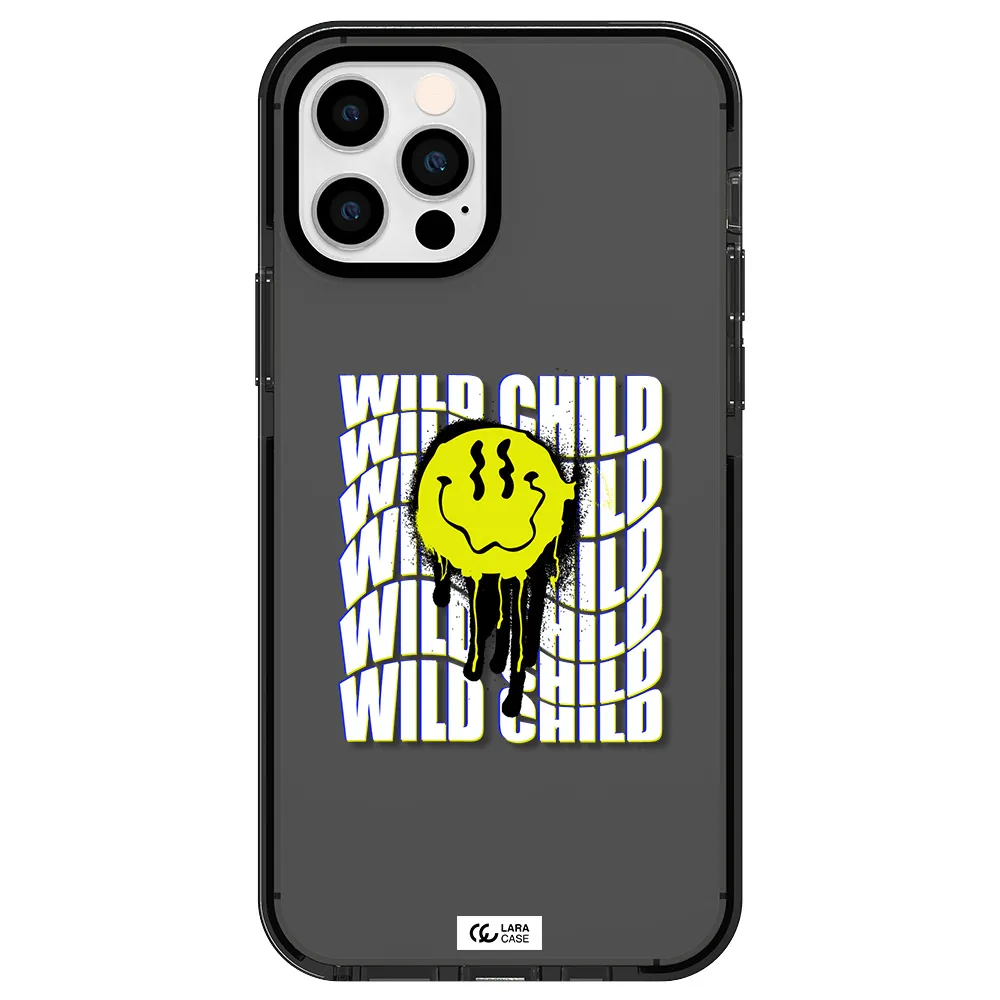 Wild Child Apple iPhone 12 pro impact Smoke Black Case