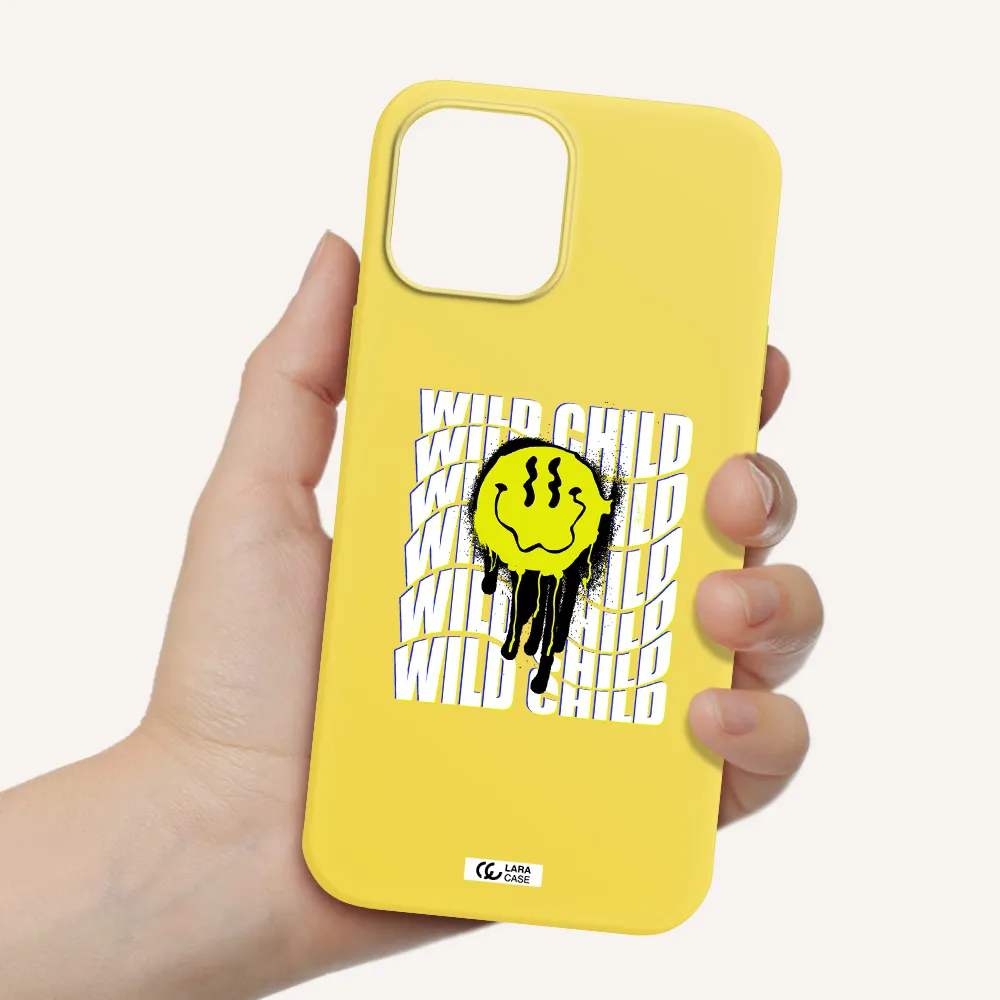 Wild Child Apple iPhone 12 pro max Silicone canary yellow Case