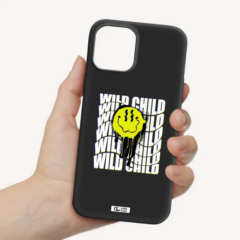 Wild Child Apple iPhone 12 pro Silicone black Case