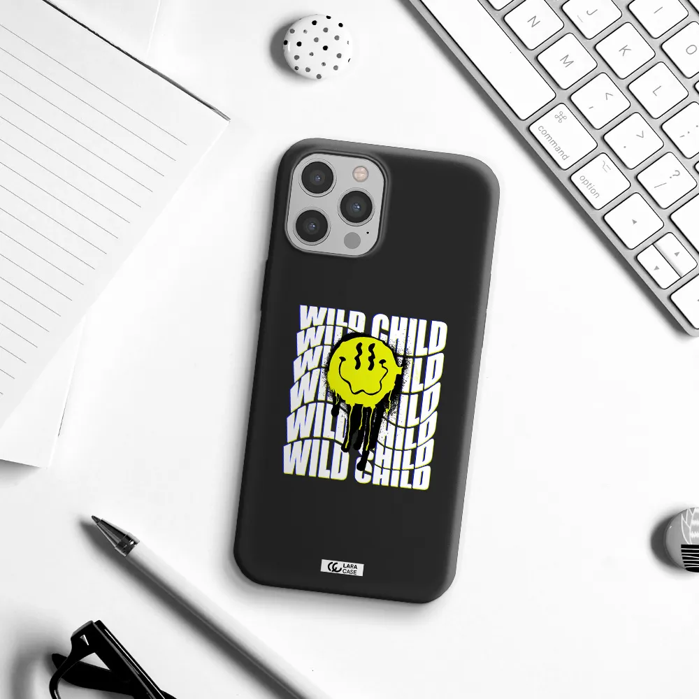 Wild Child Apple iPhone 12 pro Silicone black Case
