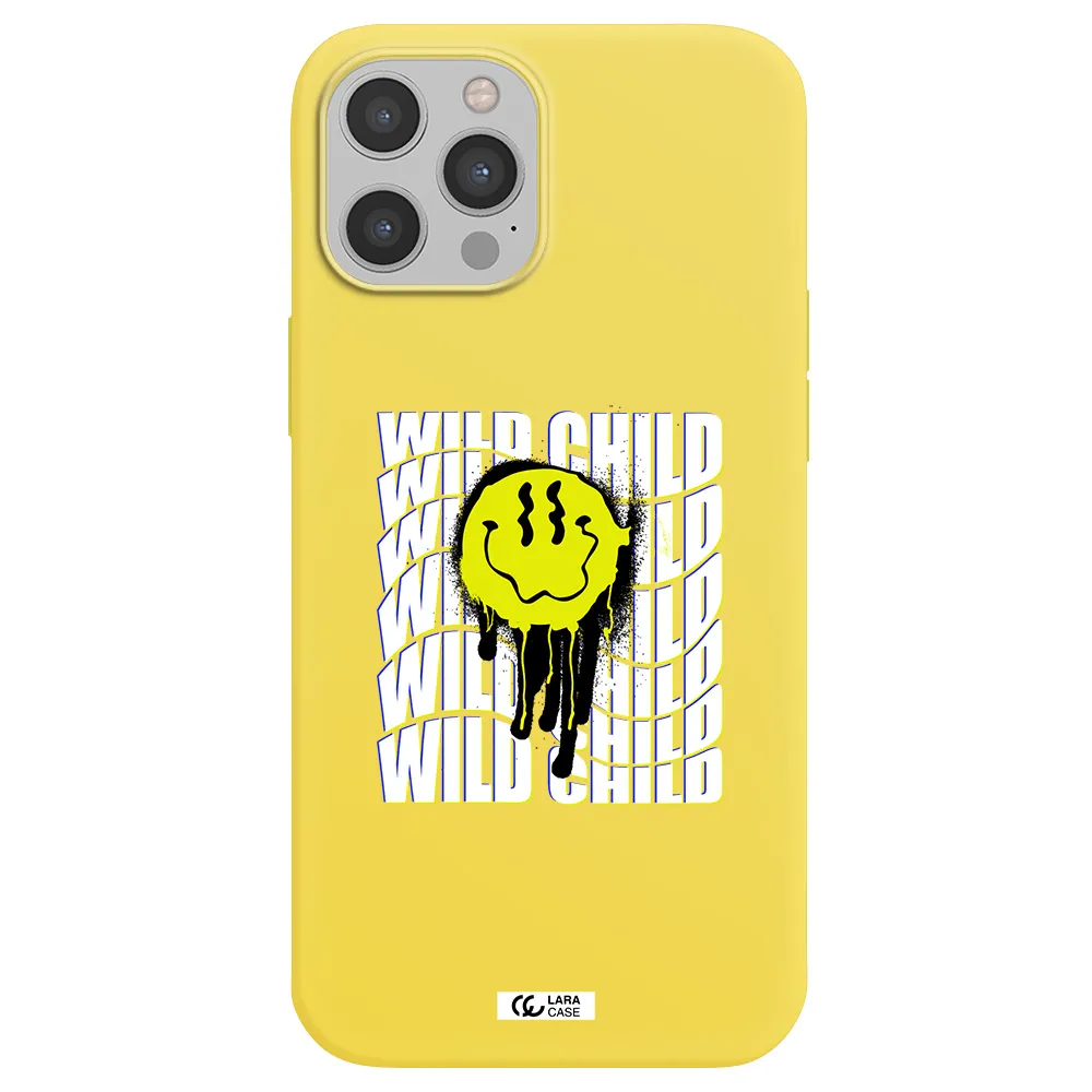 Wild Child Apple iPhone 12 pro Silicone canary yellow Case
