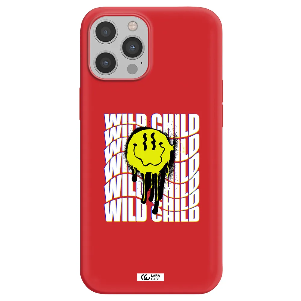 Wild Child Apple iPhone 12 pro Silicone Imperial Red Case