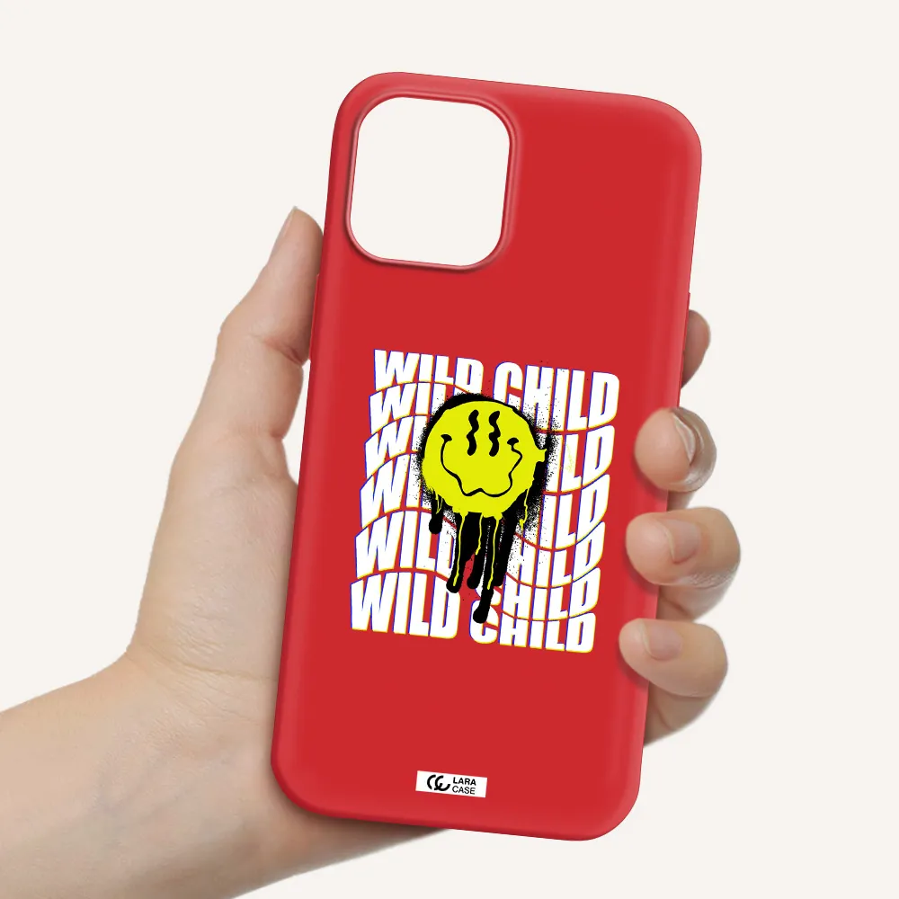 Wild Child Apple iPhone 12 pro Silicone Imperial Red Case
