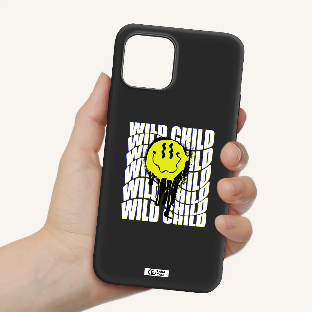 Wild Child Apple iPhone 12 Silicone black Case