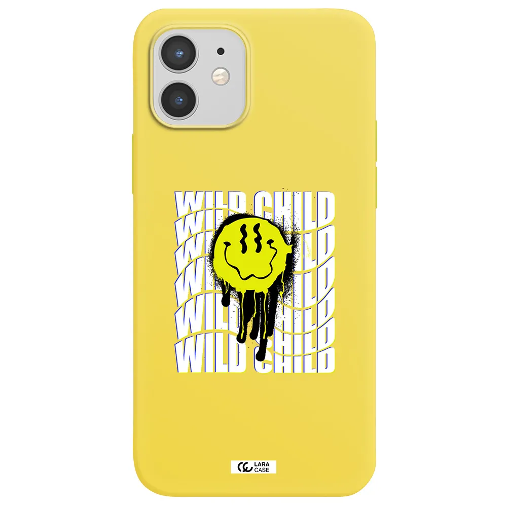 Wild Child Apple iPhone 12 Silicone canary yellow Case
