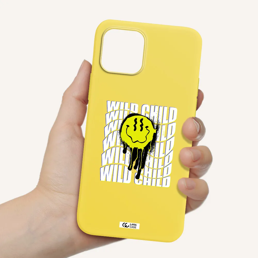 Wild Child Apple iPhone 12 Silicone canary yellow Case