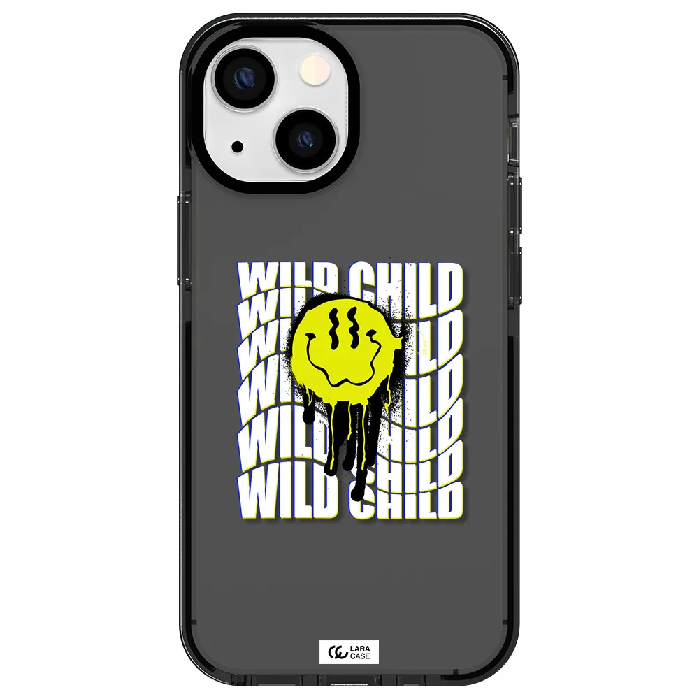 Wild Child Apple iPhone 13 mini impact Smoke Black Case