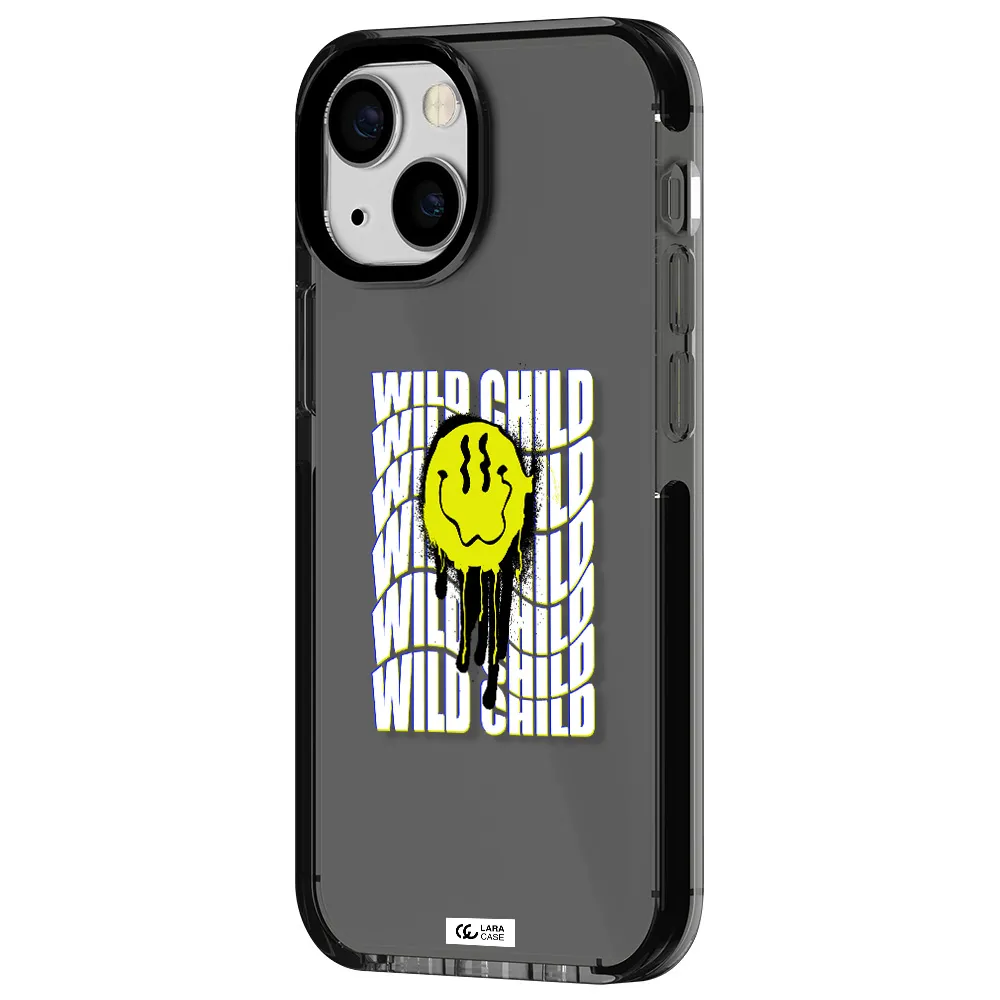 Wild Child Apple iPhone 13 mini impact Smoke Black Case