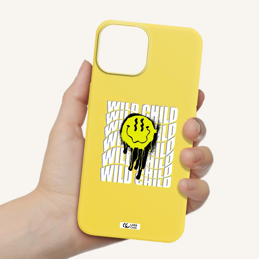 Wild Child Apple iPhone 13 mini Silicone canary yellow Case