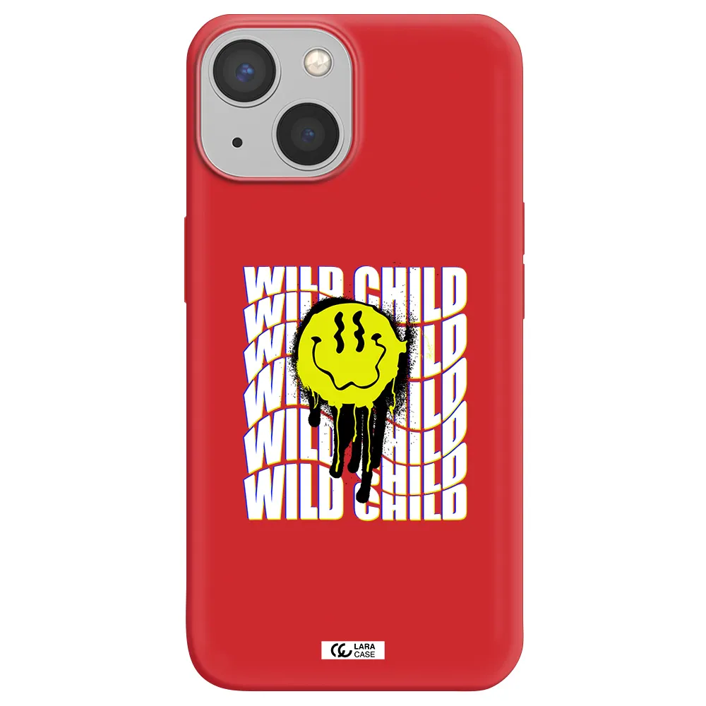 Wild Child Apple iPhone 13 mini Silicone Imperial Red Case