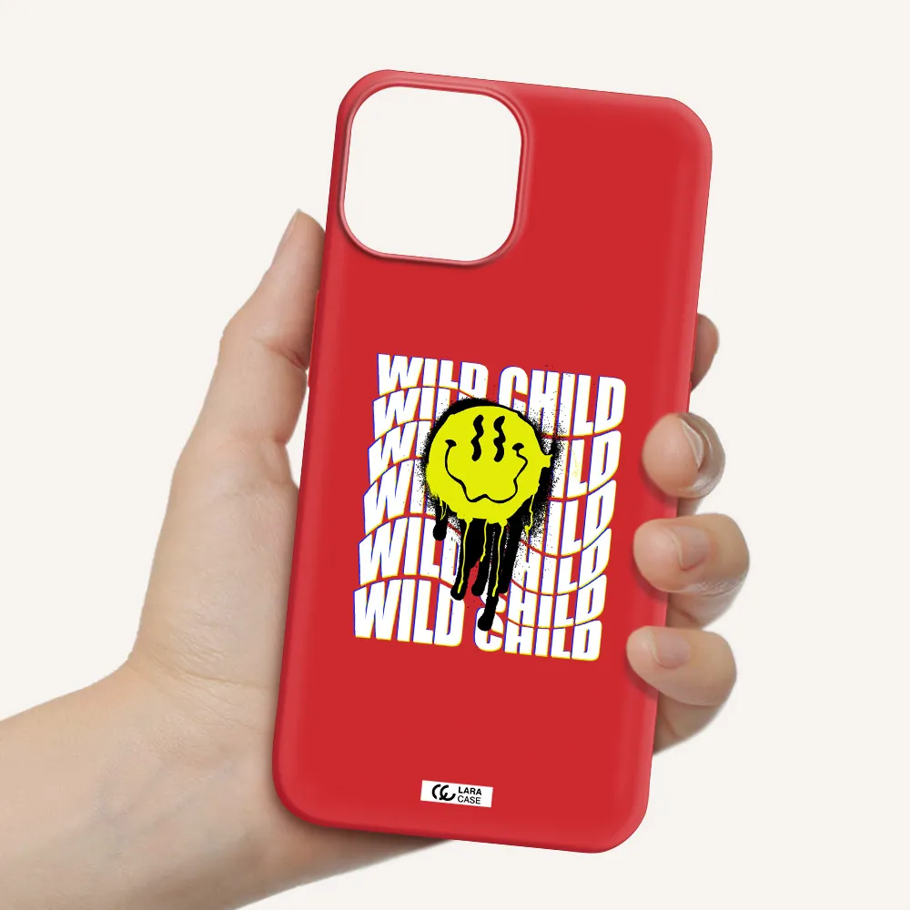 Wild Child Apple iPhone 13 mini Silicone Imperial Red Case
