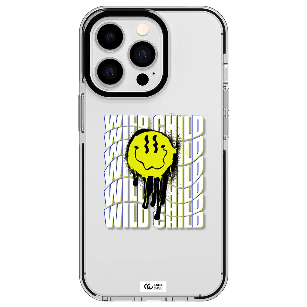 Wild Child Apple iPhone 13 Pro impact black border Case