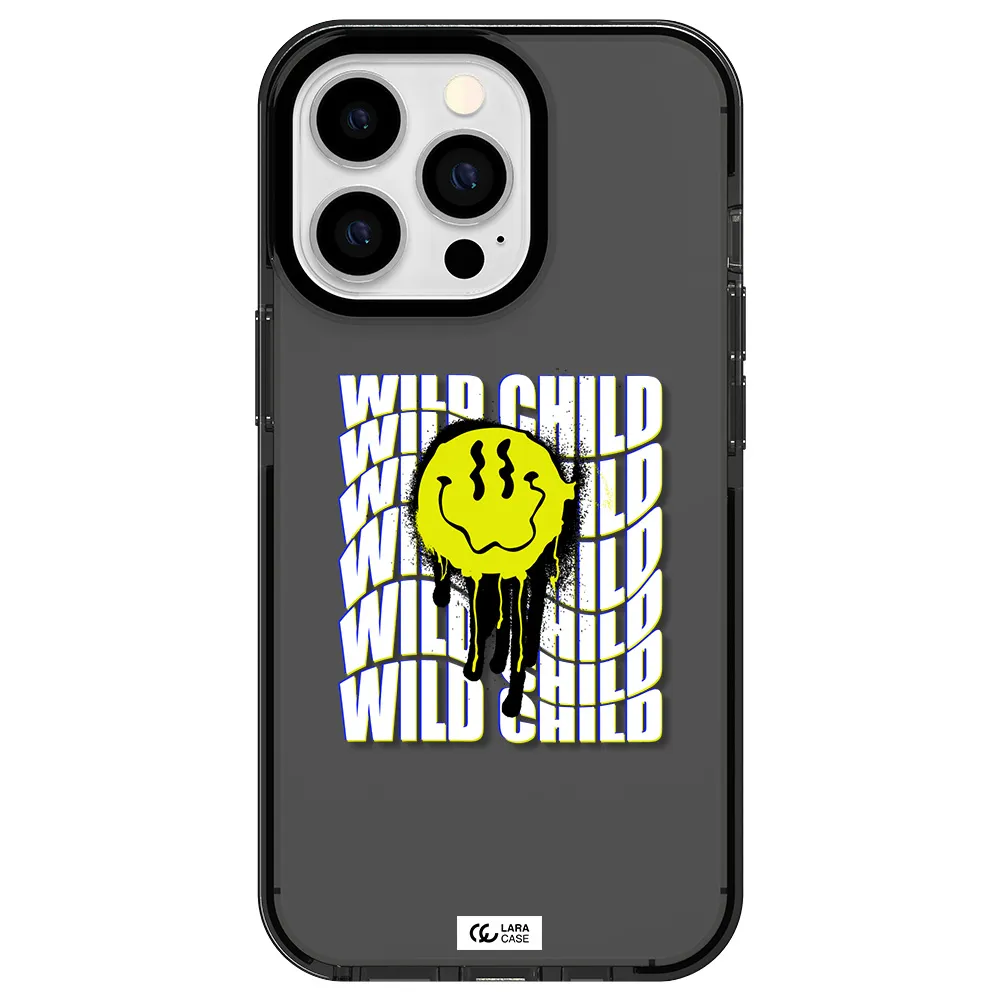 Wild Child Apple iPhone 13 Pro impact Smoke Black Case
