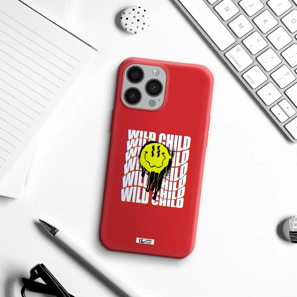 Wild Child Apple iPhone 13 Pro Max Silicone Imperial Red Case