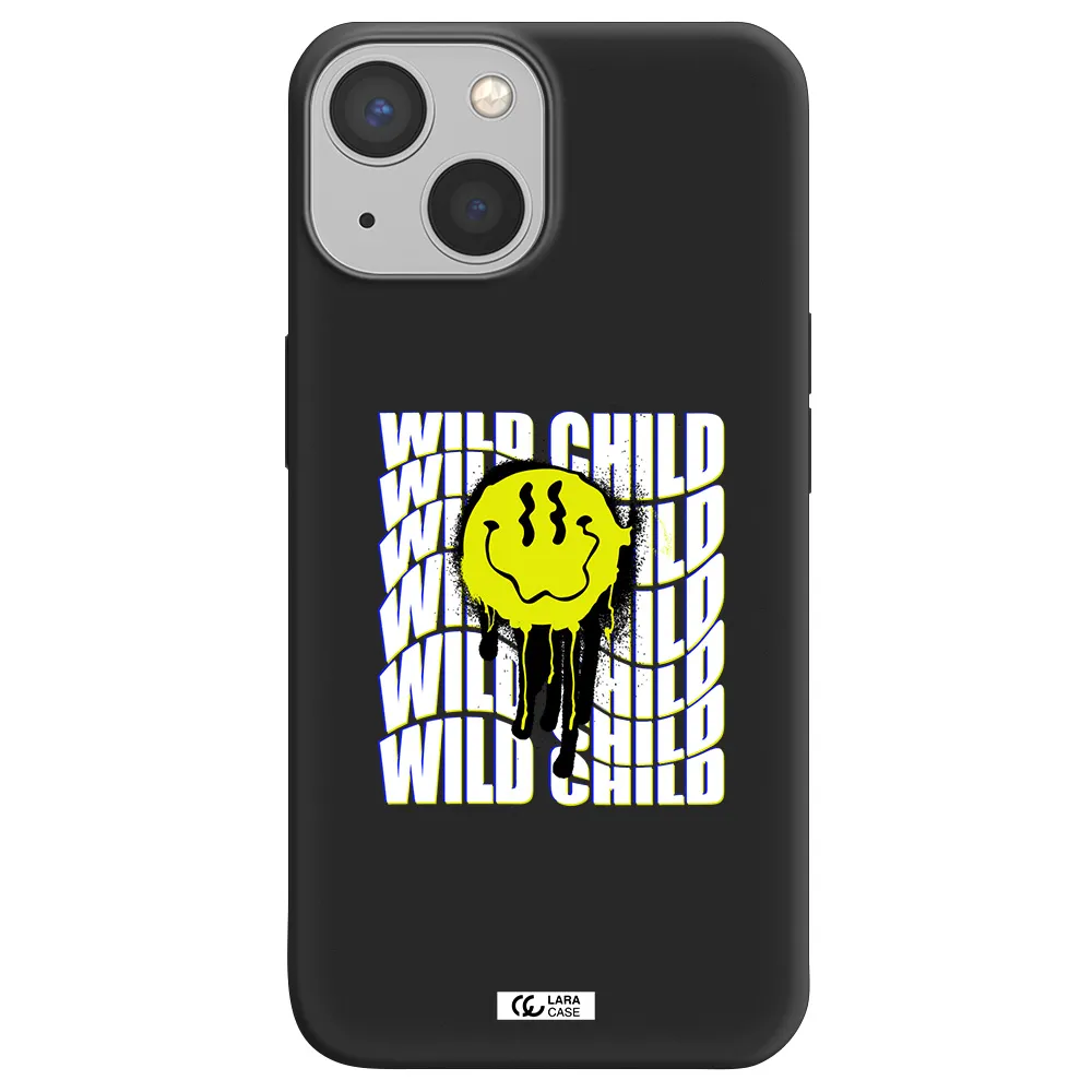 Wild Child Apple iPhone 13 Silicone black Case