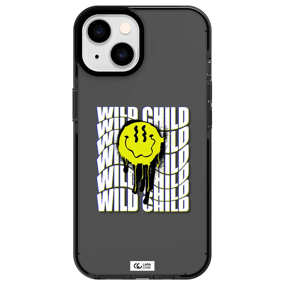 Wild Child Apple iPhone 14 impact Smoke Black Case