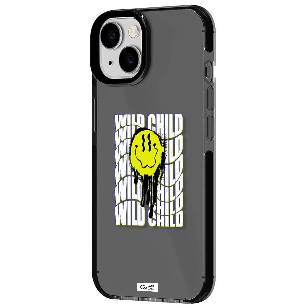 Wild Child Apple iPhone 14 impact Smoke Black Case