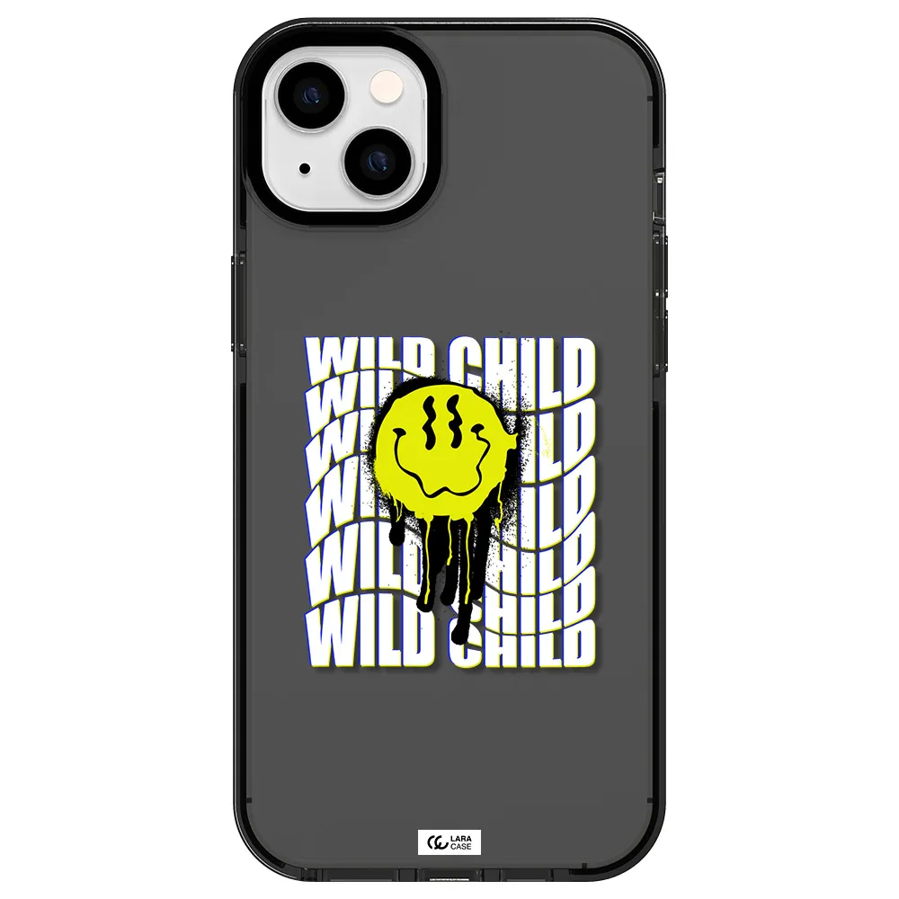 Wild Child Apple iPhone 14 plus impact Smoke Black Case