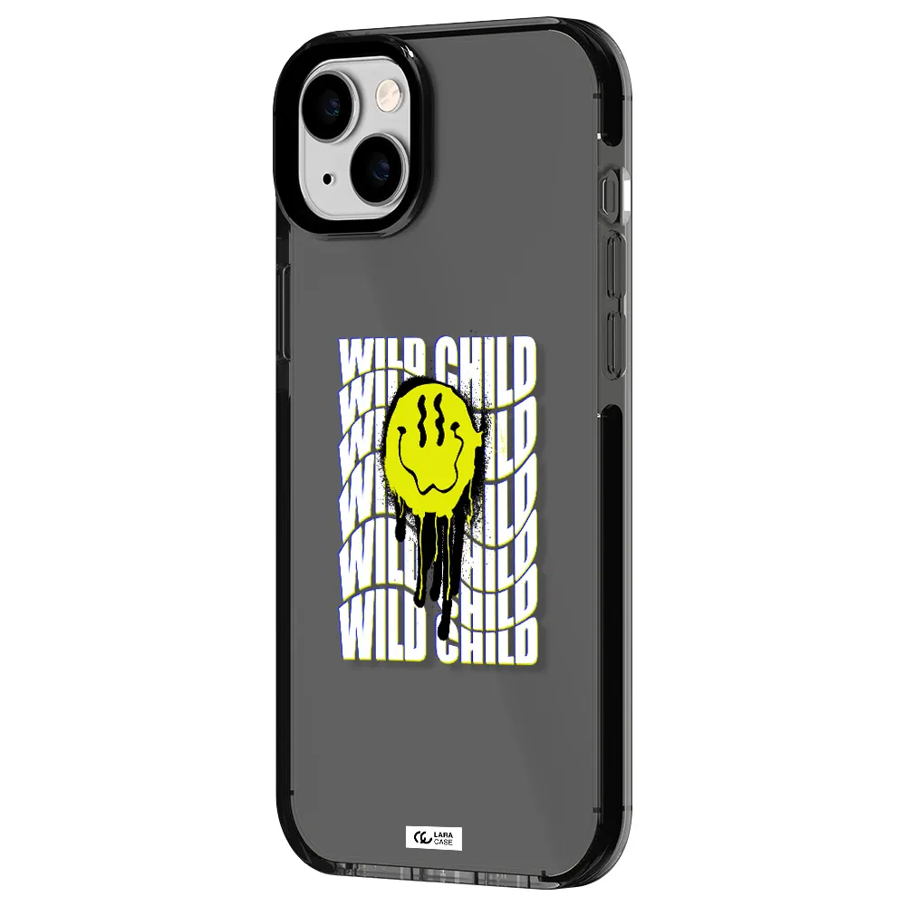 Wild Child Apple iPhone 14 plus impact Smoke Black Case