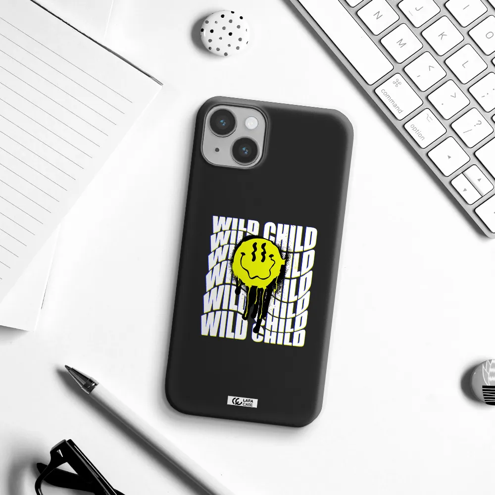 Wild Child Apple iPhone 14 plus Silicone black Case