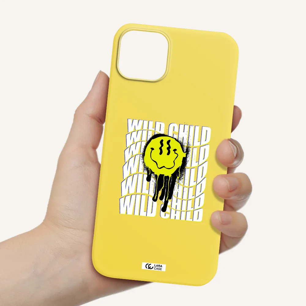Wild Child Apple iPhone 14 plus Silicone canary yellow Case