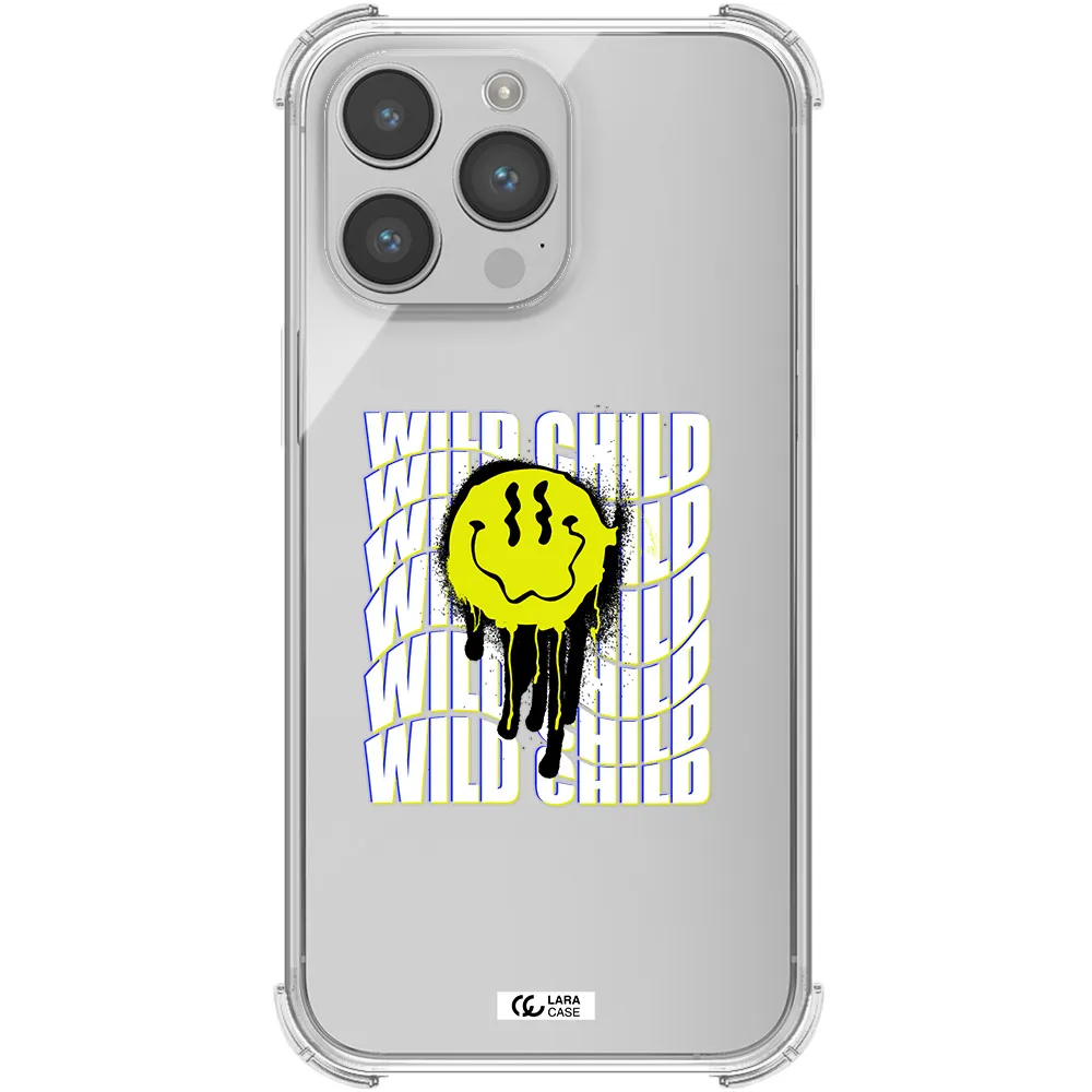 Wild Child Apple iPhone 14 pro Clear PC Case