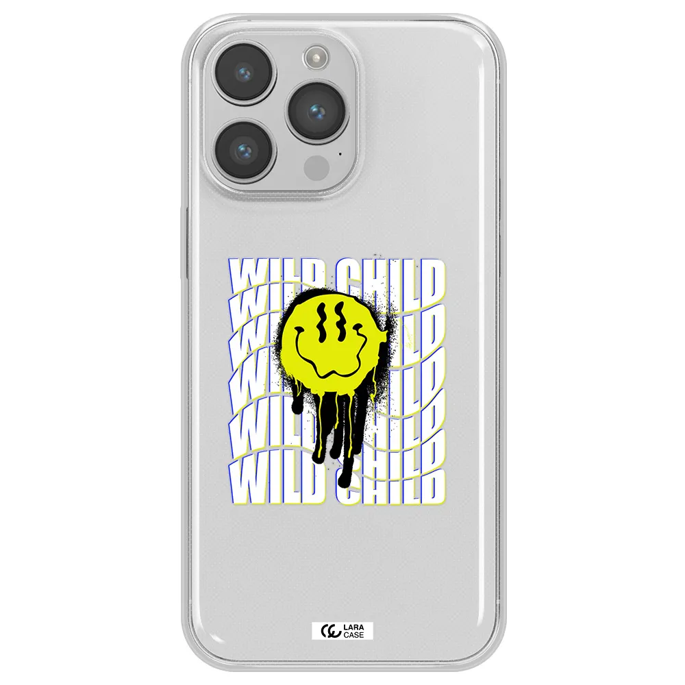 Wild Child Apple iPhone 14 pro max Clear TPU Case
