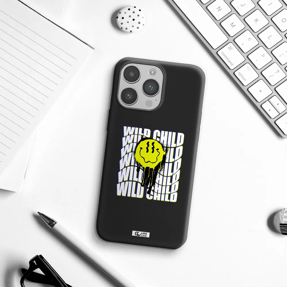 Wild Child Apple iPhone 14 pro Silicone black Case
