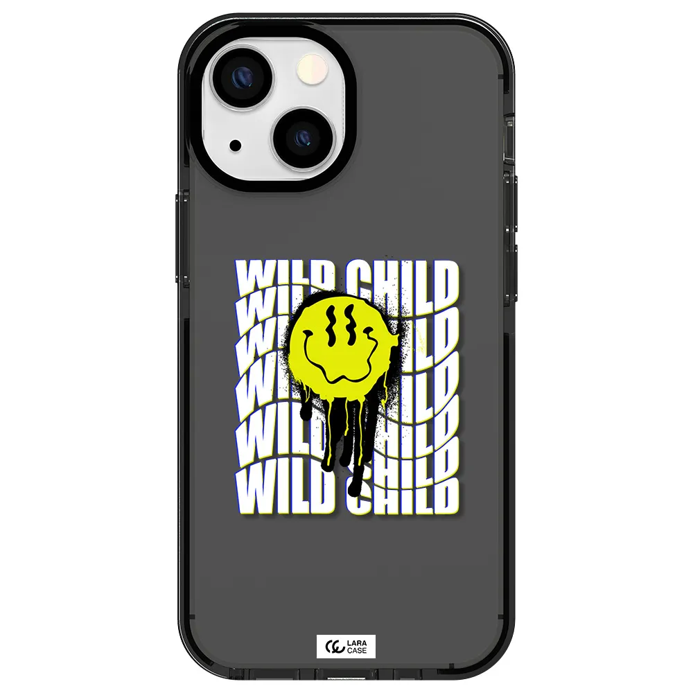 Wild Child Apple iPhone 15 impact Smoke Black Case